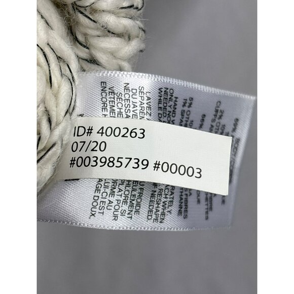 Express Womens Chunky Knit Sweater Size M Shawl Collar Acrylic Wool Alpaca Blend - Picture 7 of 7